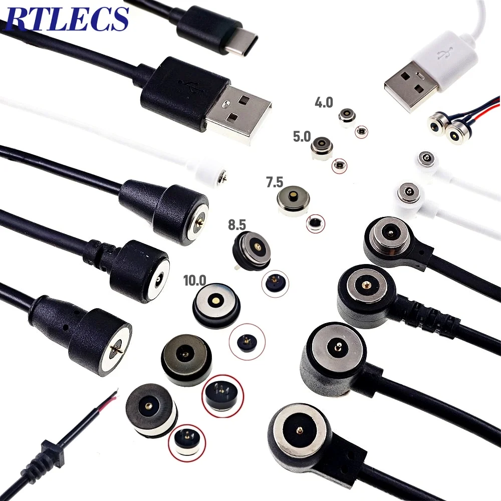 �y�Z�[�����z1 �Z�b�g���C�~�` PogoPin �R�l�N�^ 2A �I�X���X�X�v�����O���[�h 4.0 5.0 6.0 7.5 8.5 10.0 DC �d���[�d�� USB TypeC �P�[�u��