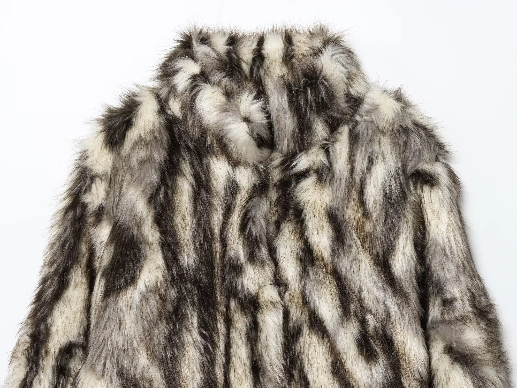 Autunno nuova pelliccia sintetica da donna moda temperamento pelliccia artificiale effetto leggero lusso fascino stile bavero giacca corta