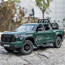 1/22 Tundra Alloy Pickup Car Model Diecast & Toy Metal Off-Road Vehicles Car Model Sound and Light Simulation Childrens Toy Gift