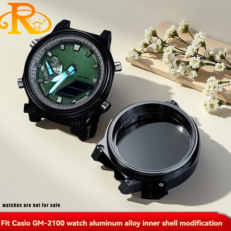 

GM-2100 watch inner case repair parts for Casio G-SHOCK GM-2100 modified aluminum alloy case metal inner case accessories