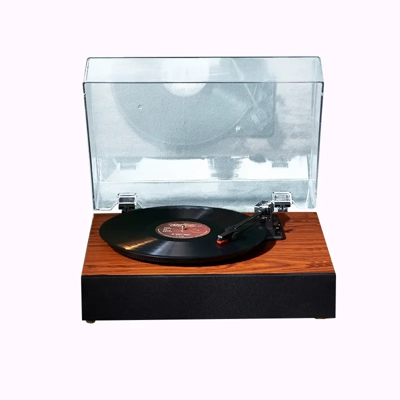

Hooqu New Antique Phonograph Multi-function Vinyl Record Player For Classic Music Portable Vintage Gramophone Record Bluetooth S