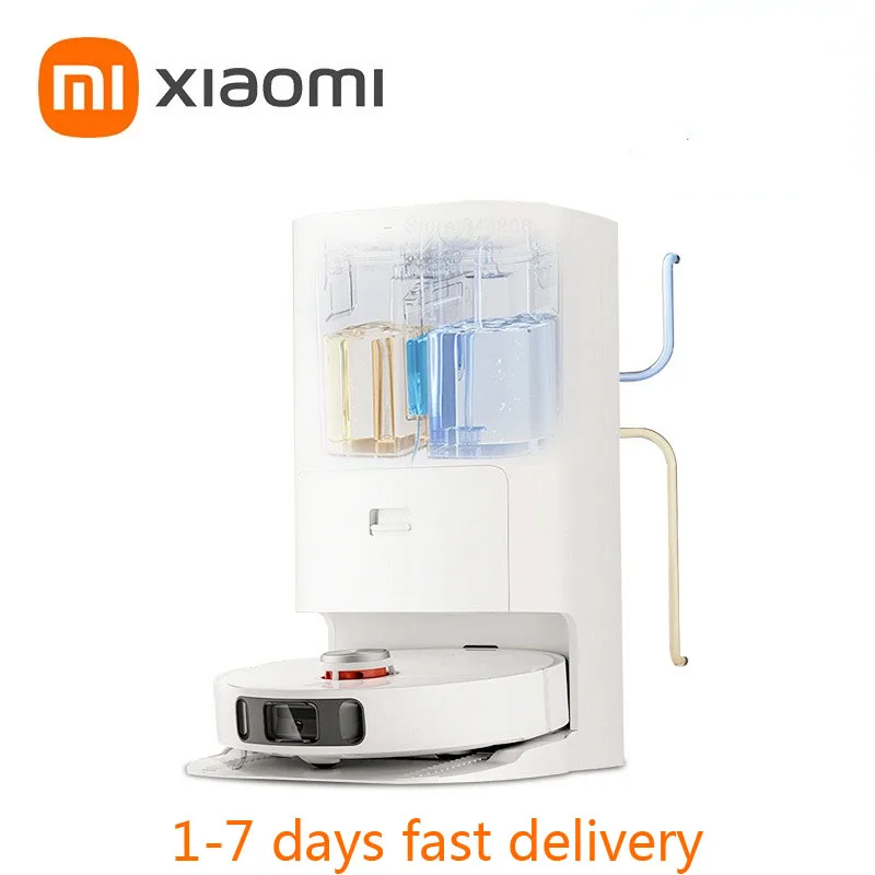 

XIAOMI MIJIA 1S Omni Vacuum Cleaners Robot Mop Self Cleaning Empty Dock Home Dirt Disposal Machine Dust Collection Smart Base