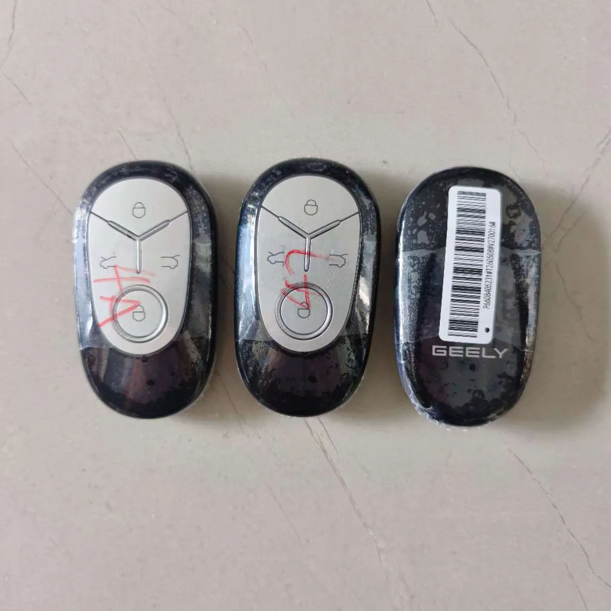 Original Geome Car Keyless Remote Key for Geely GEOME Geometry Geome Xingyuan Panda Car Keyless Remote Key ID4A ID47 Chip 433MHz
