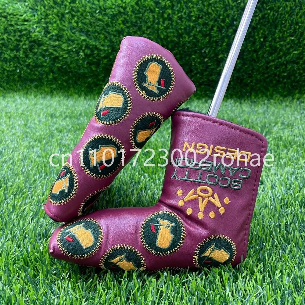 

Graceful Purple Golf Putter Headcover: Straight Blade Cover, Fits Most Blade Putters & Durable Protection (