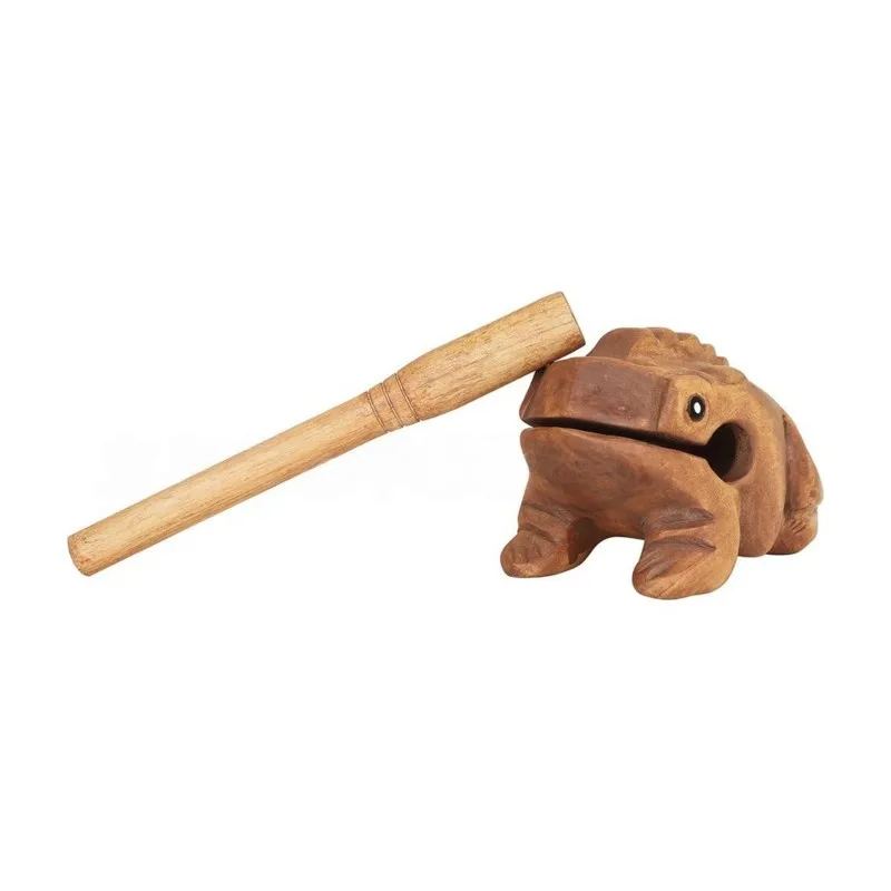 BEDW-Educational Wooden Frog Sound Maker- For Kids And Adults