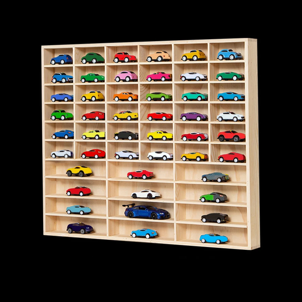

36, маленький 12, большой слот, масштаб 1:64, деревянная модель автомобиля, витрина, органайзер, ящик для хранения, склад в США