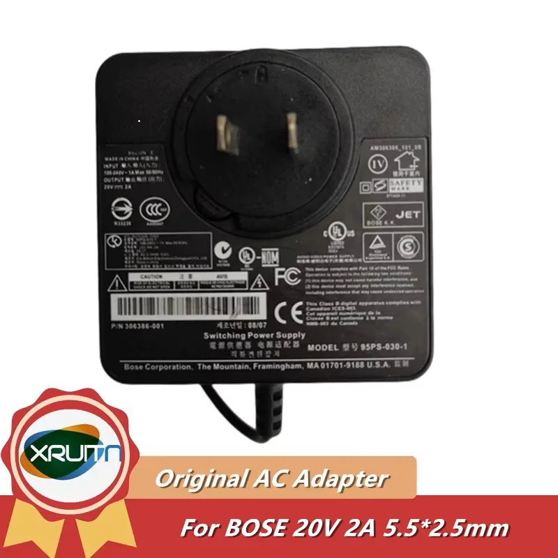 Used Genuine 20V 2A 1.5A PSM41R-200 PSM40R-200 AC Adapter Switching Power Supply For BOSE SoundLink Air SoundDock Charger