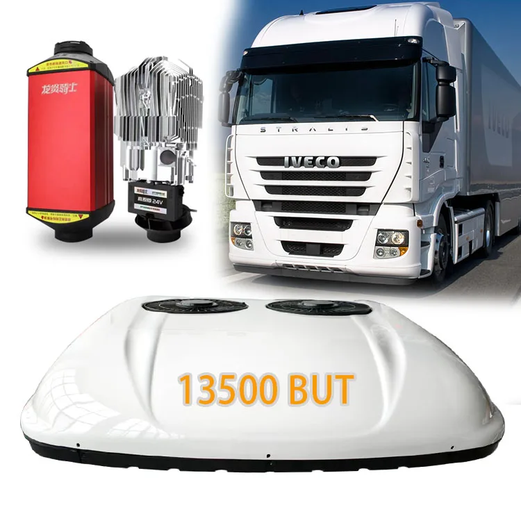 Cartoon Printed Rooftop Truck HVAC Cooling & Heating Solution New Condition Cabin Air Conditioner For Semi-Truck Overhead