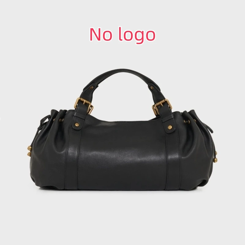 حقيبة يد نسائية كلاسيكية، حقيبة حمل عصرية جديدة بلون موحد، حقيبة كتف بتصميم فاخر للأناقة اليومية