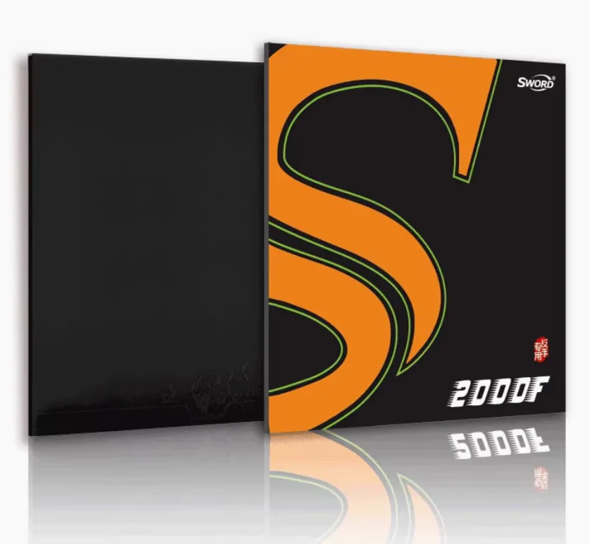 Sword 2000F Training Inverted Rubber (One Black/One Red, Double Pieces Pack)