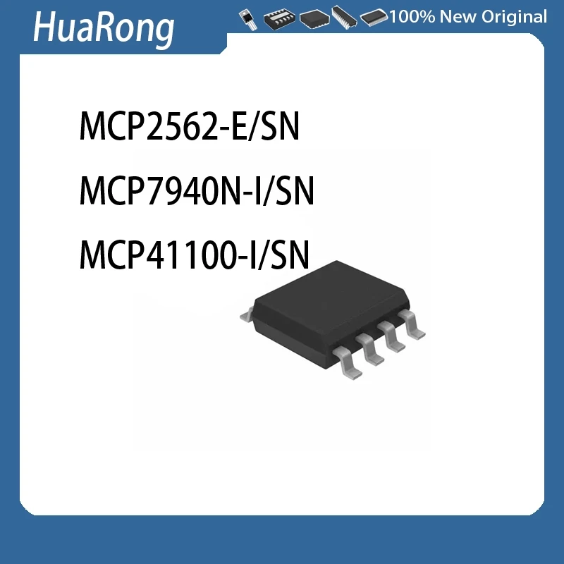 New 10Pcs/lot MCP2562T-E/SN MCP2562-E-SN MCP2562E    MCP7940N-I-SN 7940NI   MCP41100-I-SN 41100I  SOP-8