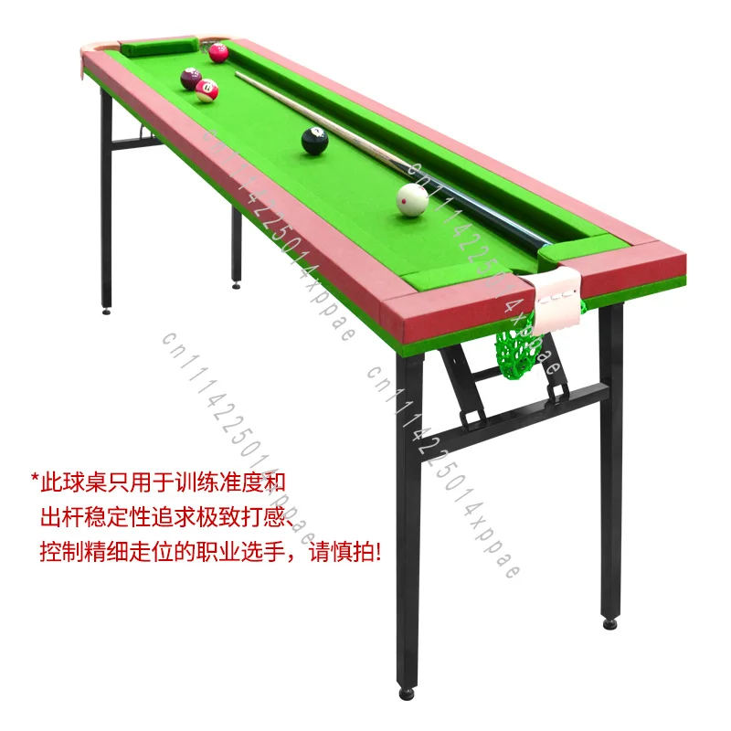 Multi-layer Solid Wood Board Five-point Household Foldable Pool Table
