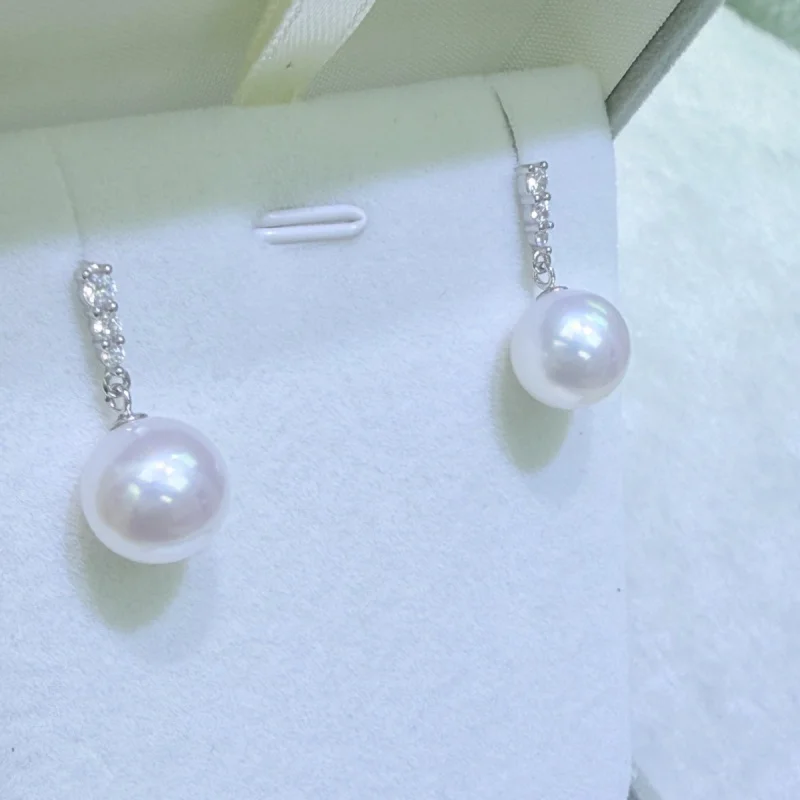 

Shanxiahu Freshwater Pearl 10-11Mm Round Almost Earrings