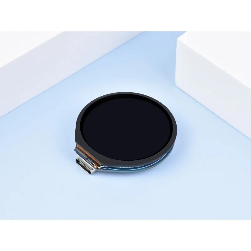 ESP32-S3 Development Board, Round Touch LCD, 1.28 ", tamanho compacto, acelerômetro e giroscópio Sensor