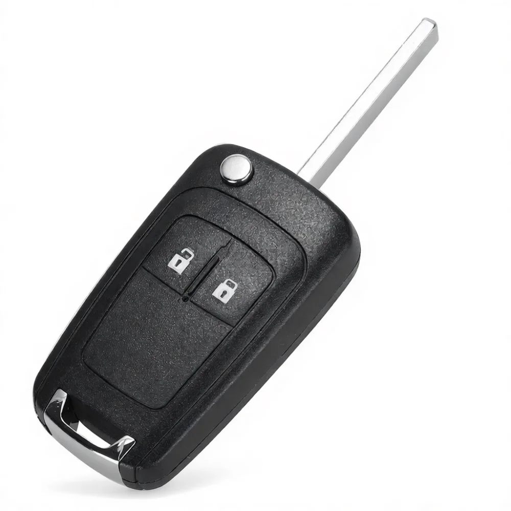 Folding Remote Key Case Fob Shell Replacement For Opel Buick Chevrolet Car Cover Repair Plastic Spare Parts Accessory