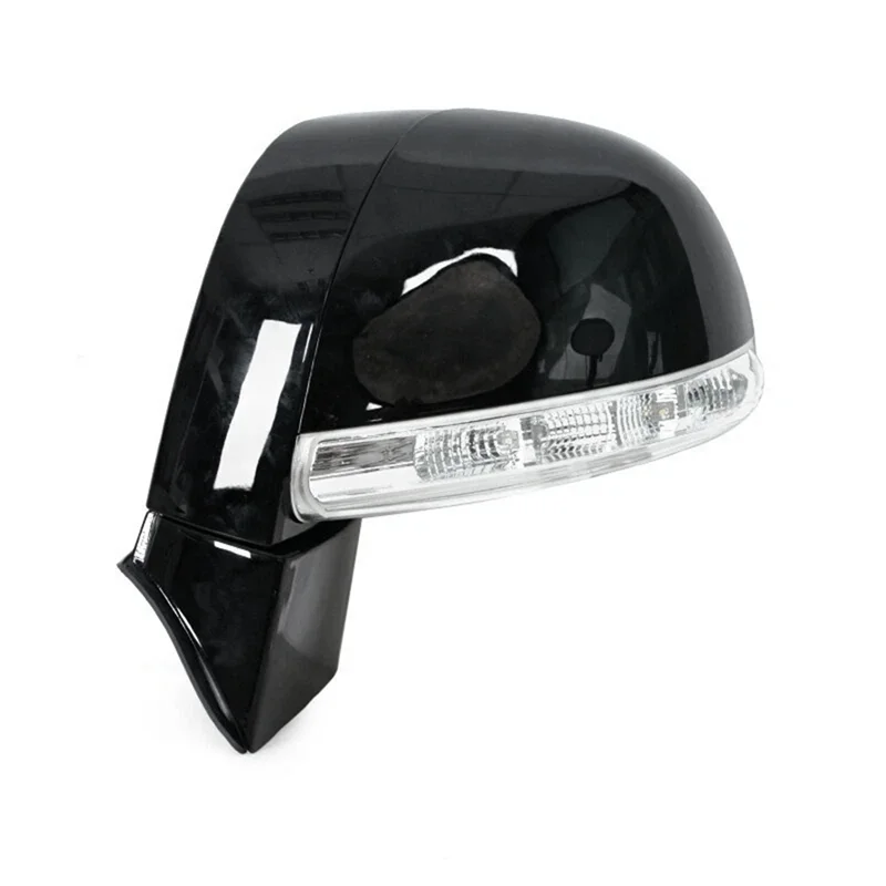 Para Captiva 08-17 conjunto de espejo lateral espejo retrovisor de 8 pines con calefacción plegable automática + lámpara LED