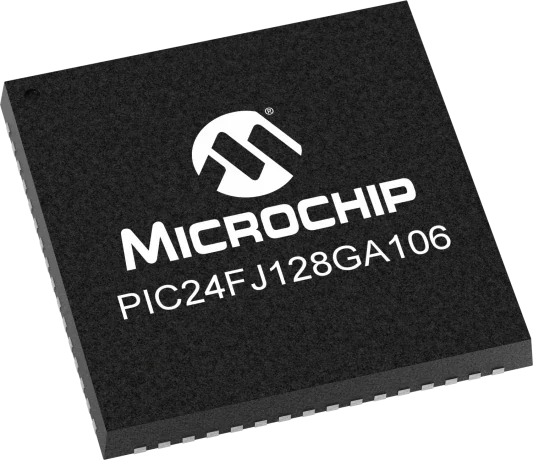 Pic24Fj128Ga106-I/Mr Ic Mcu 16Bit 128Kb Flash 64Vqfn