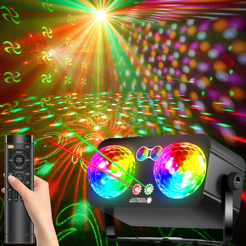 dual-disco-ball-party-lights-sound-activated-strobe-light-with-remote-control-for-halloween-christmas-birthday-wedding-karaoke