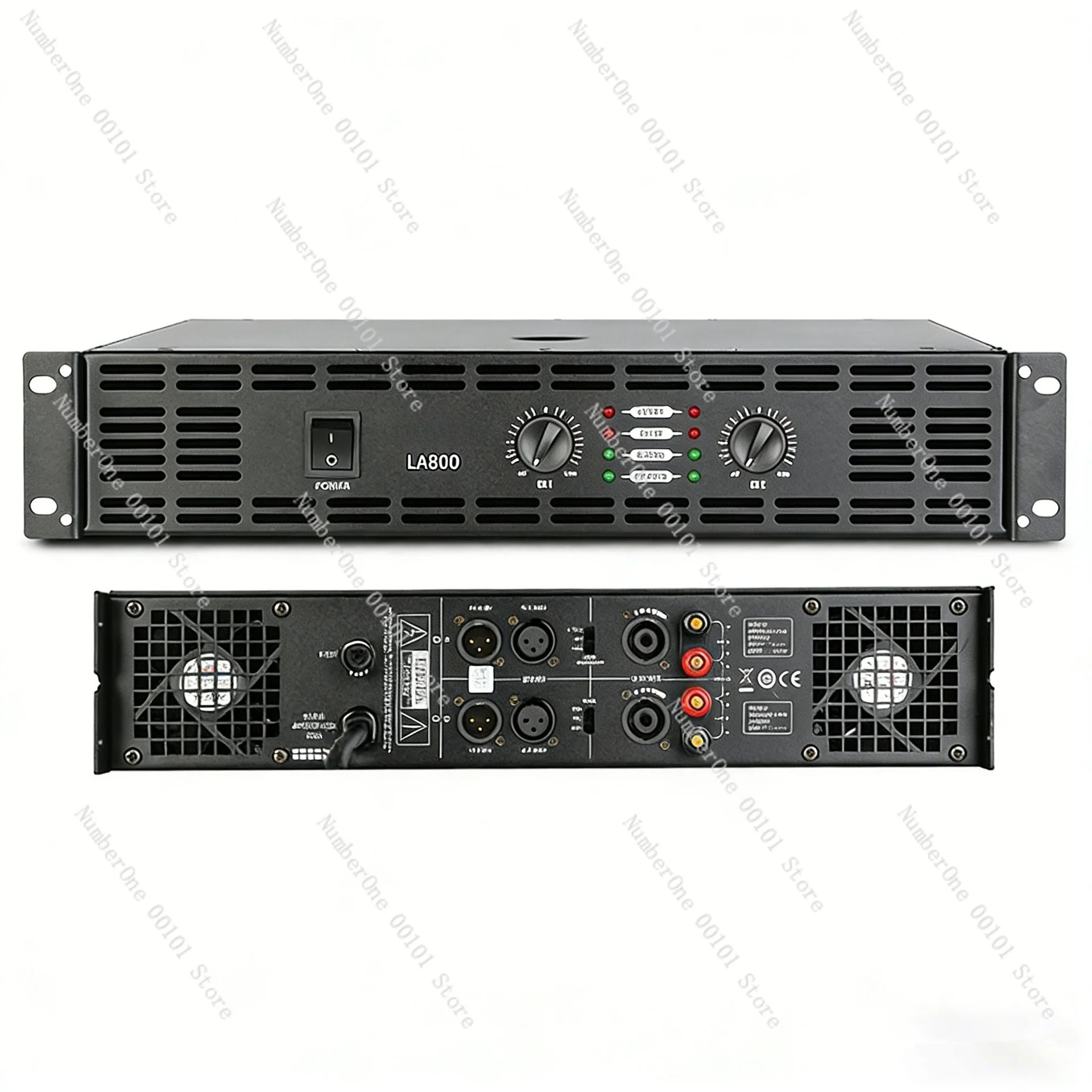 Cross-border power amplifier dual-channel professional stage performance wedding speaker high-power ktv power LA10 8Ω 1000WX2