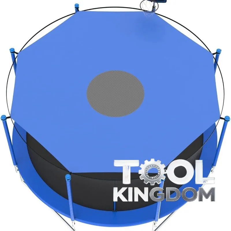 

Защитный тент для батута, 1 шт., из водонепроницаемой ткани Оксфорд с УФ-защитой, прочный уличный солнцезащитный козырек, аксессуар