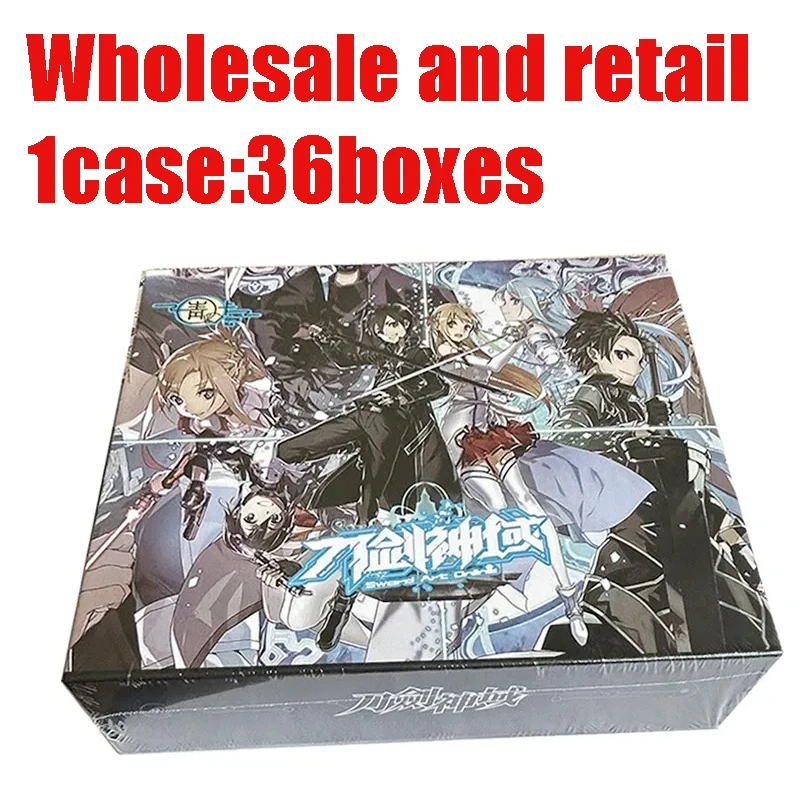 

SAO Sword Art Online Kirigaya Kazuto Yuuki Asuna Leafa SP Rare Collection Cards Child Kids Birthday Gift Game Cards Table Toys