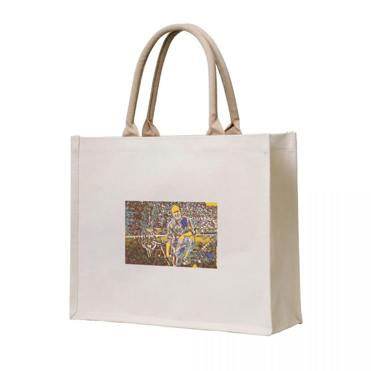 

Cesar Manrique Art Jardin del Cactus by SmileMoreAgain Tote Bag Canvas shoulder bag tote bag woman custom fabric Custom