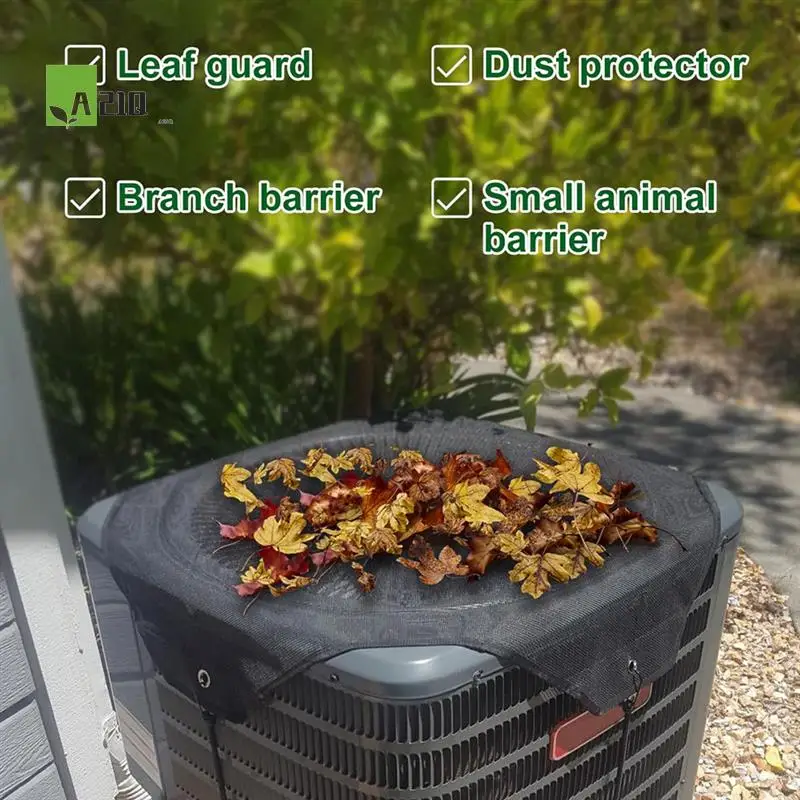 

A21Q - Крышка кондиционера, Универсальная крышка переменного тока для внешнего блока, Сетчатые чехлы для кондиционера для наружного защиты на открытом воздухе