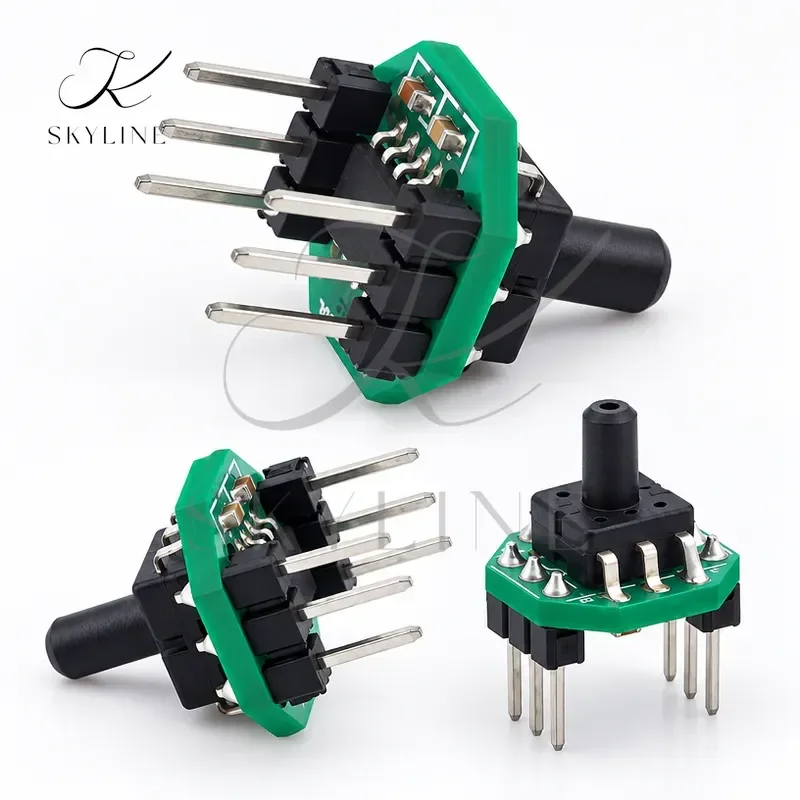 Gas Pressure Sensor Module For Ventilator Lung Capacity 0-5 10 20KPa 0.5-4.5V XGZP6847A