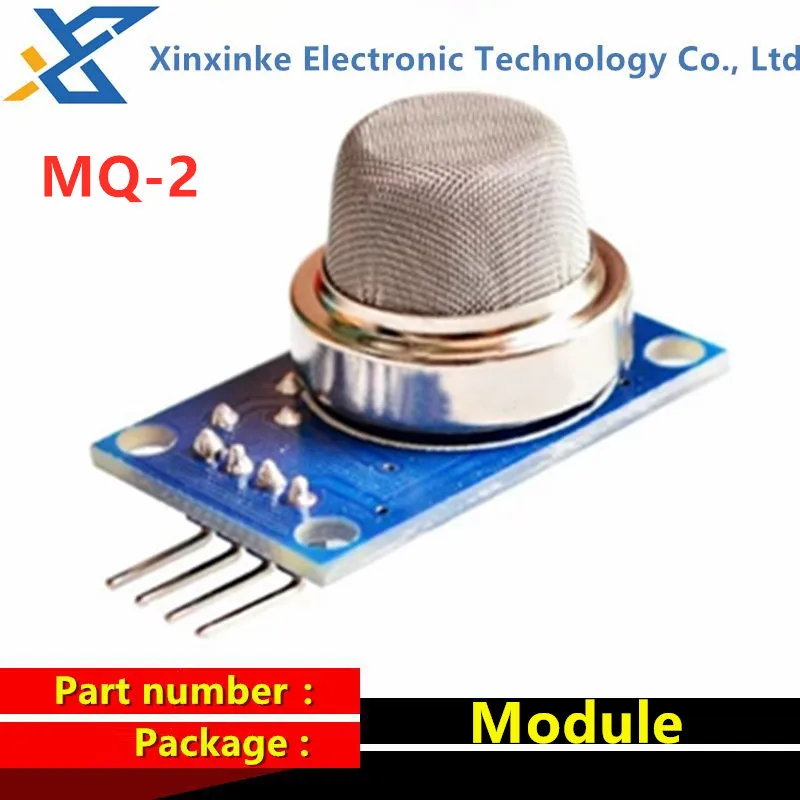 5PCS MQ-2 Smoke Gas Sensor Module - Methane and Liquefied Gas Combustible Gas Detection Sensing Module