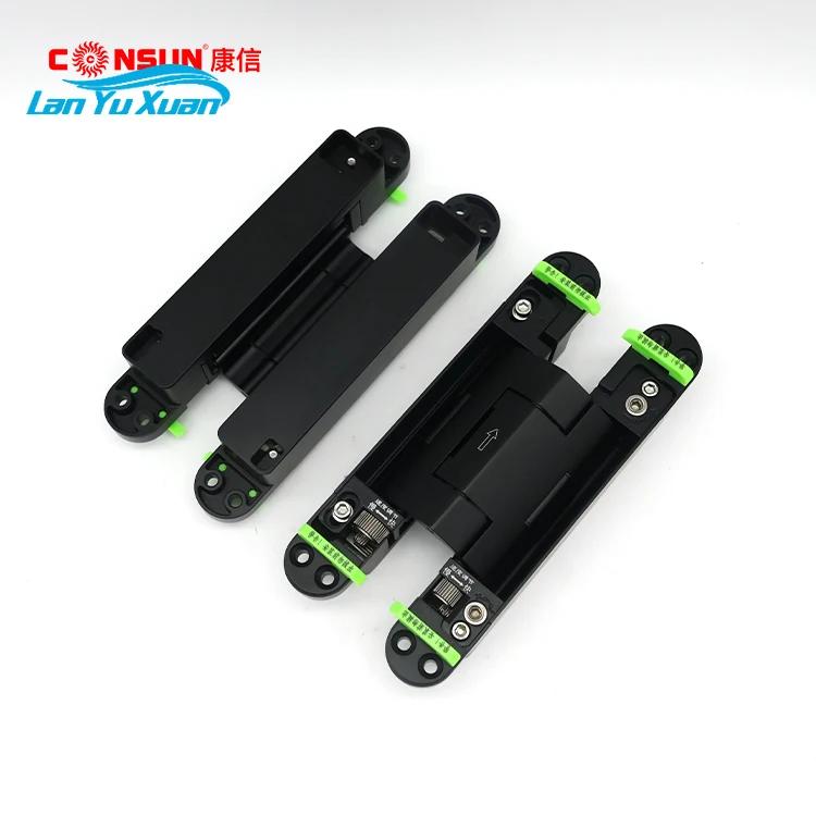 

Heavy Duty Door Hinge Stainless Steel Soft Close Invisible Hidden Concealed Door Hinge 3d