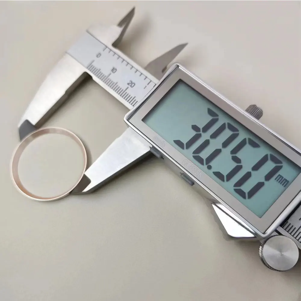 Mịn Kết Cấu Đồng Hồ Bên Trong Chương Nhẫn, không Thấm Nước Hoa Hồng Vàng/Bạc/Vàng/Vòng Kim Loại Màu Đen Cho NH35 NH36 SKX007 SKX009