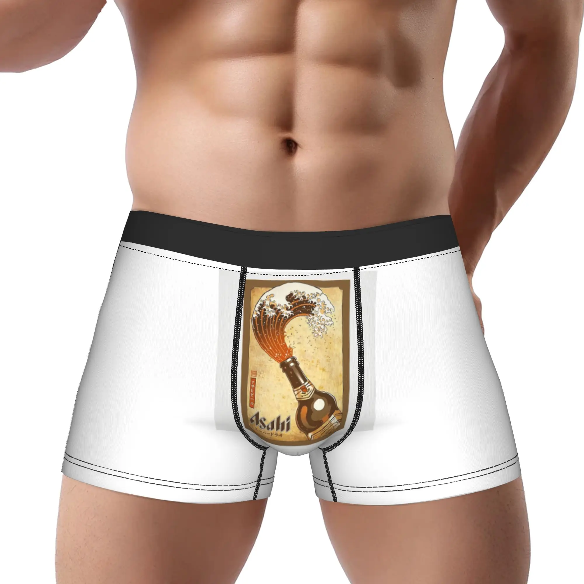 

Визуальный постер aAsahi Great Wave Ukiyo e Visual Poster aAsahi Underpants Homme Panties Man Underwear Ventilate Shorts Boxer Briefs