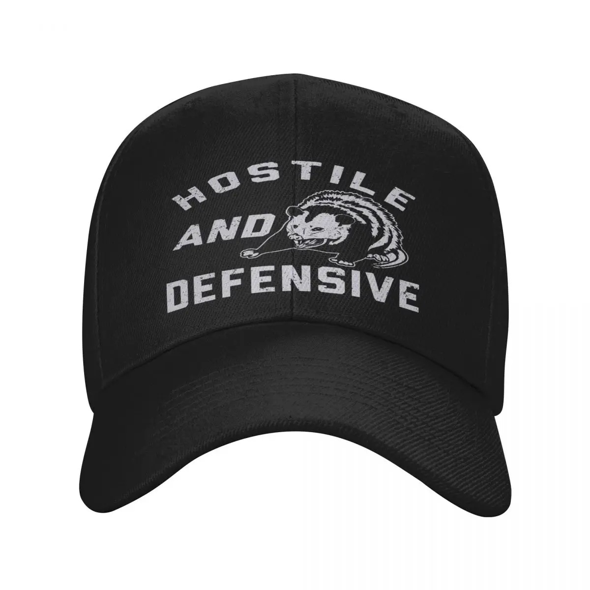 Mens Hostile And Defensive Sun Cap Caps Men Custom Logo Baseball Cap Man Man Hat Baseball Cap