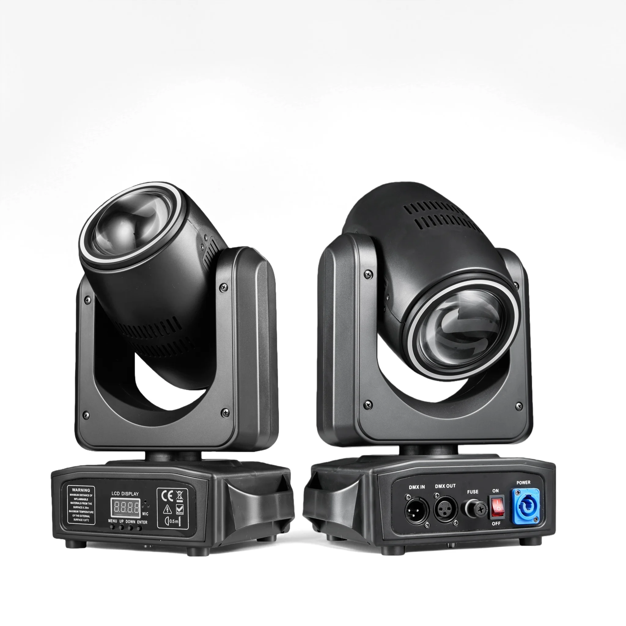 

Двусторонний луч и эффект гало, 180 Вт, светодиодная движущаяся головка RGBW 360 ° Бесконечное вращение DJ DMX Music Bar Party Concert Stage Lighting