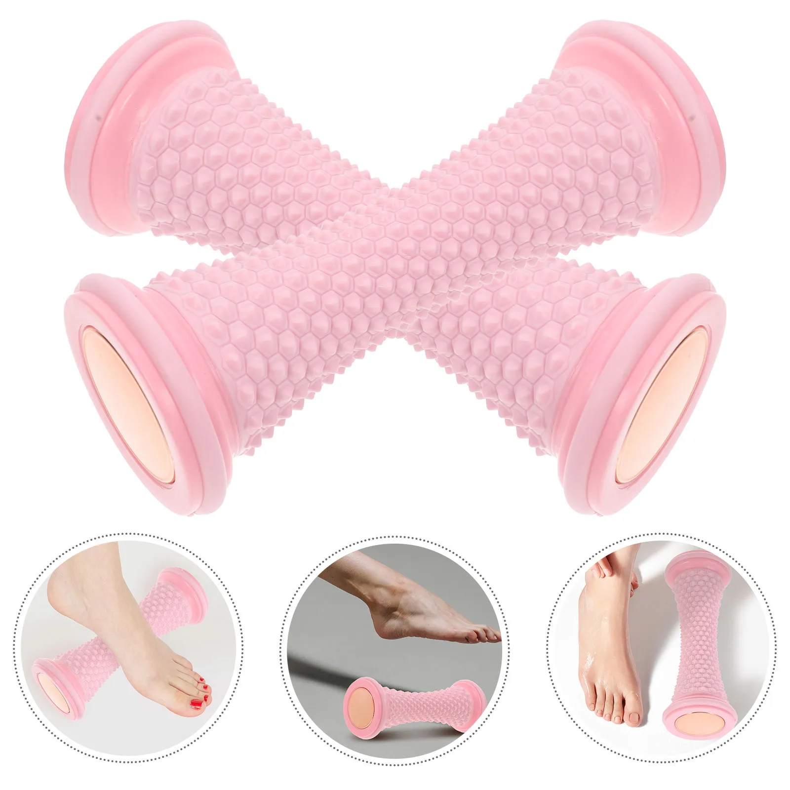 

2 шт. портативный роликовый массажер для ног, инструмент для подошвенного фасциита, облегчение боли в пятке, восстановление усталости ног, циркуляция, повышение, руководство