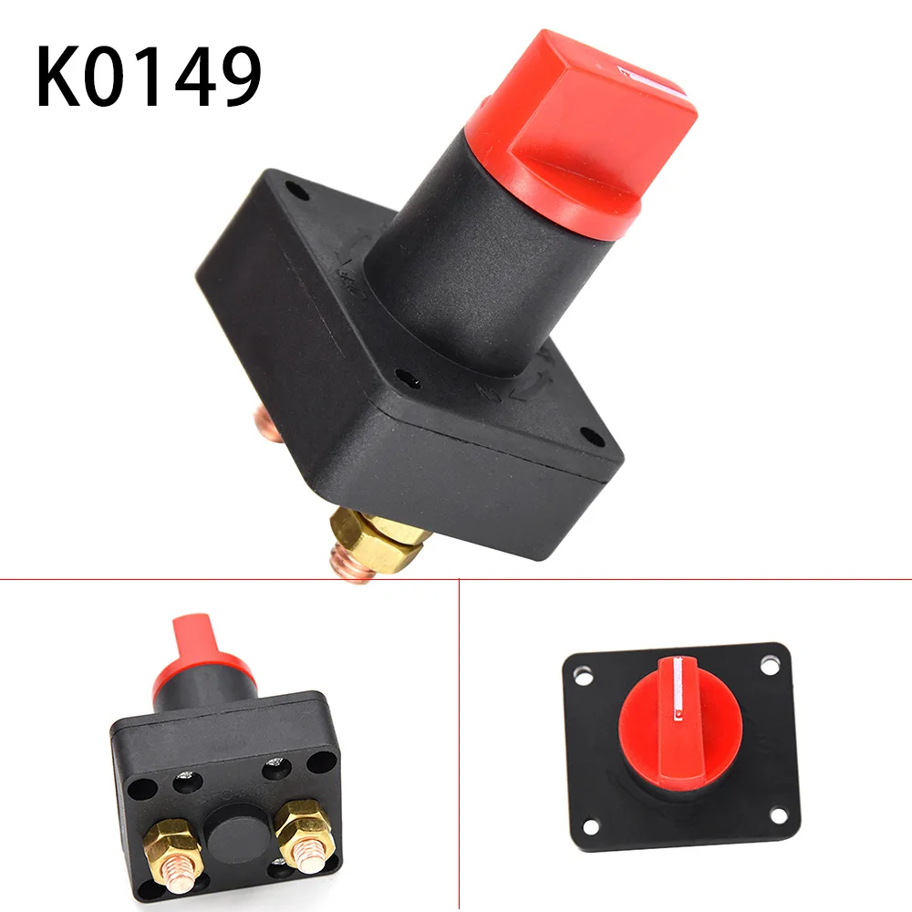Batterie-Trennschalter, 100 A, Auto-Batterie-Trennschalter für LKWs, Wohnmobile und Marine, auslaufsicher, Stromauslöser