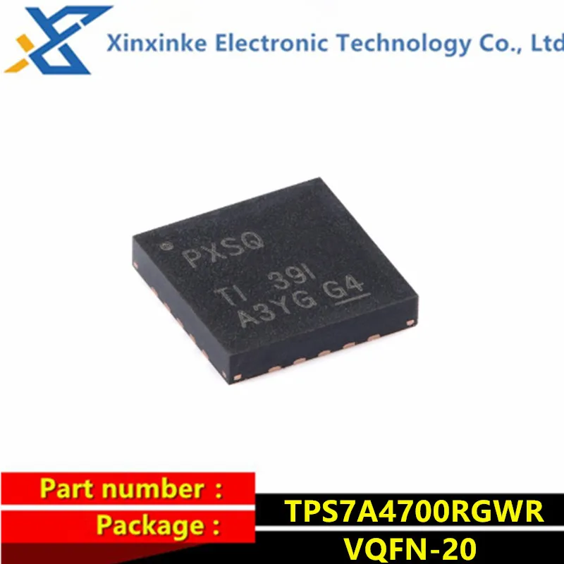 

TPS7A4700RGWR VQFN-20 Mark:PXSQ Power Management ICs LDO Voltage Regulators Low Noise 1A Hi Vltg LDO Reg Brand New Original