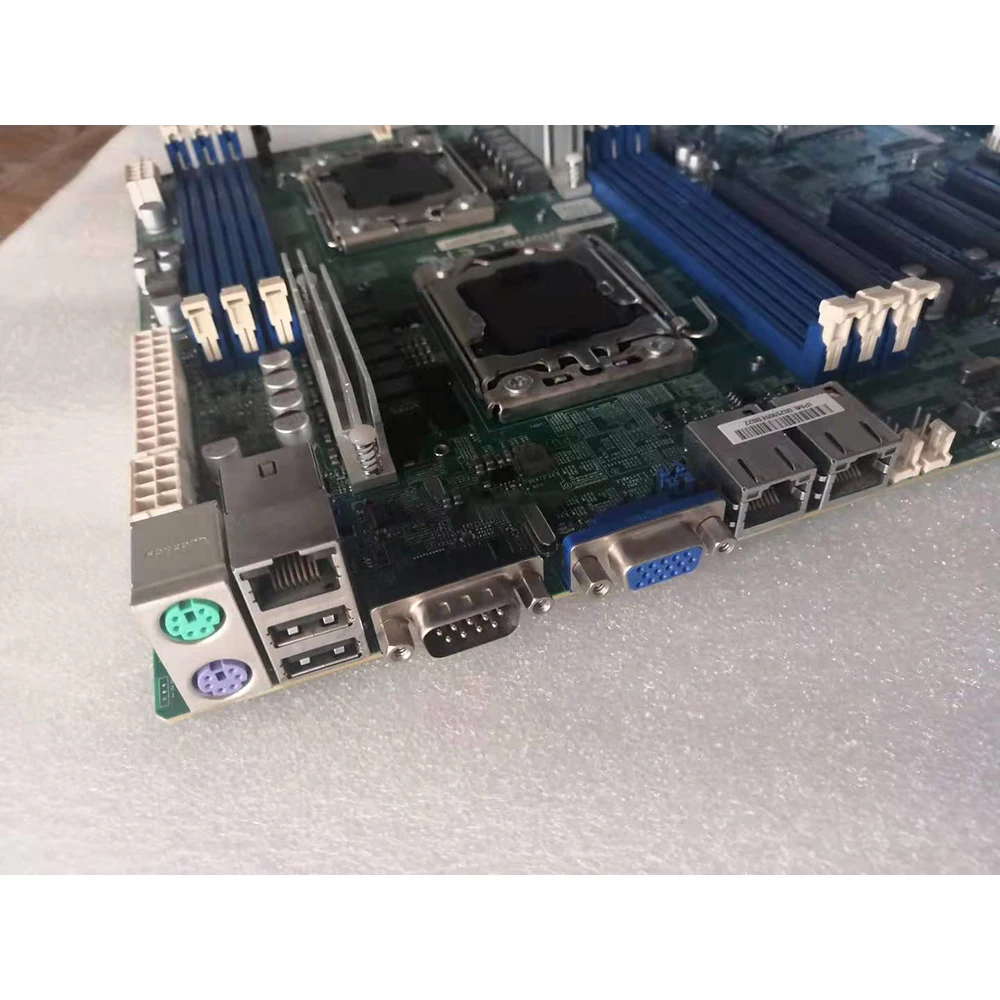 للوحة الأم للخادم Supermicro ثنائية الاتجاه LGA 1356 معالج Intel C602 DDR3 Xeon E5-2400 وE5-2400 v2 تم اختباره بالكامل X9DBL-iF #3