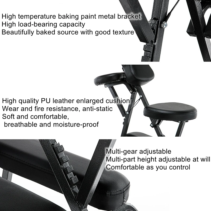 Tattoo chair health chair folding massage chair portable massage chair scraping chair tattoo chair folding beauty bed