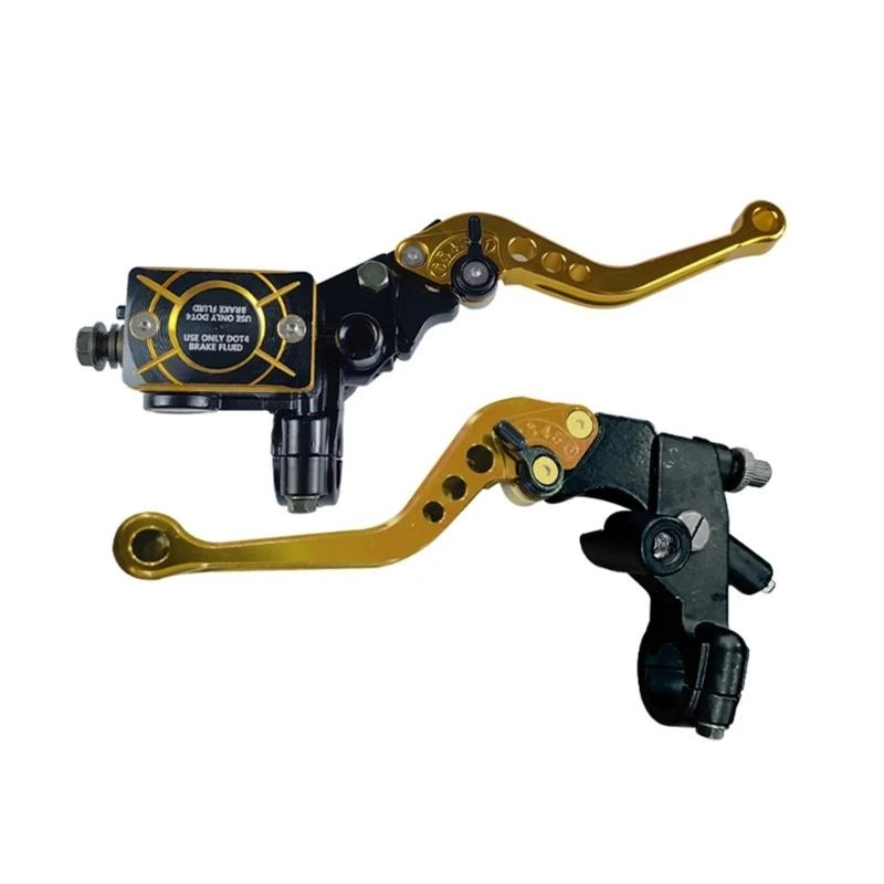 

U13C 1 Pair Motorcycle Brake Clutch Cylinder Reservoir Lever 7/8" Brake Clutch Pump Rod Break Lever Hydraulic Cylinder