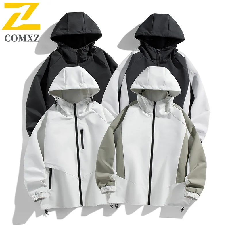 COMXZ 2025 Spring Autumn Reversible Jacket Mens Coat