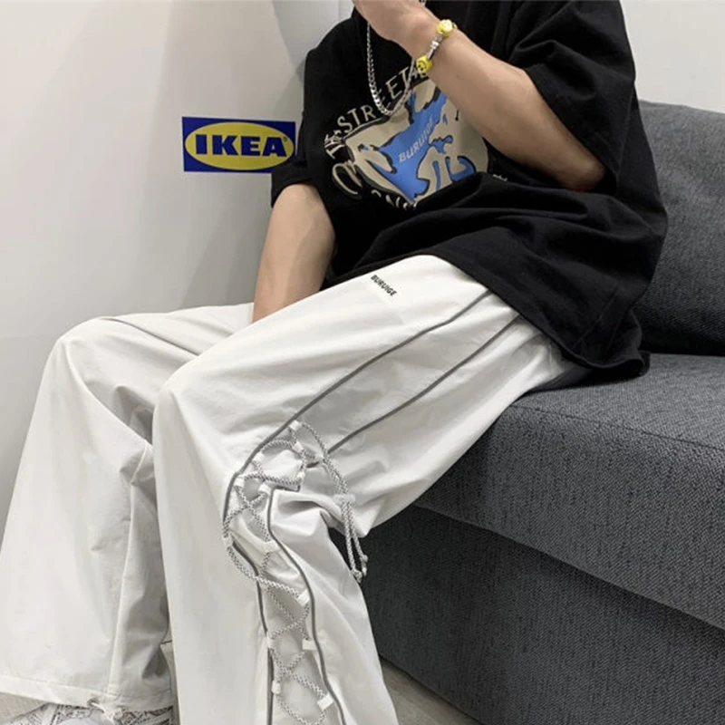 Pants Men Oversize Wide Pants Harajuku Sweatpants Fashion Joggers Skateboard Pants 2023 New