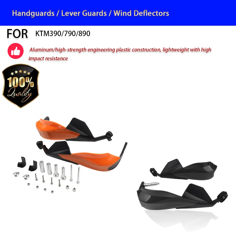 For KTM 390 790 890 Handguards Aluminum Lever Guards Crash Protector No-Drill Accesorios Moto Accessori Moto