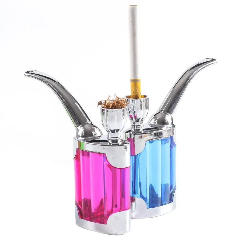 2025 جديد متعدد الوظائف تصفية الغرض أنابيب التدخين المياه مطحنة الدخان Narguile الشيشة أنبوب التبغ حامل السجائر التدخين