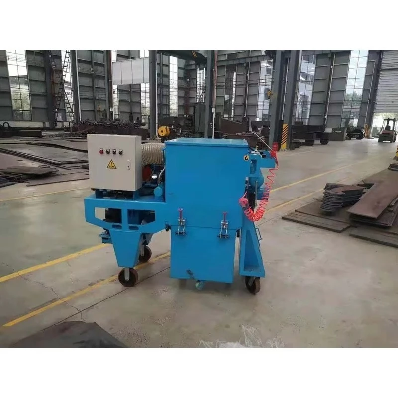 Concrete Pavement Horizontal Mobile Shot Blasting Machine, Steel Plate Rust Removal and Sand Blasting Machine HIGH QUALITY