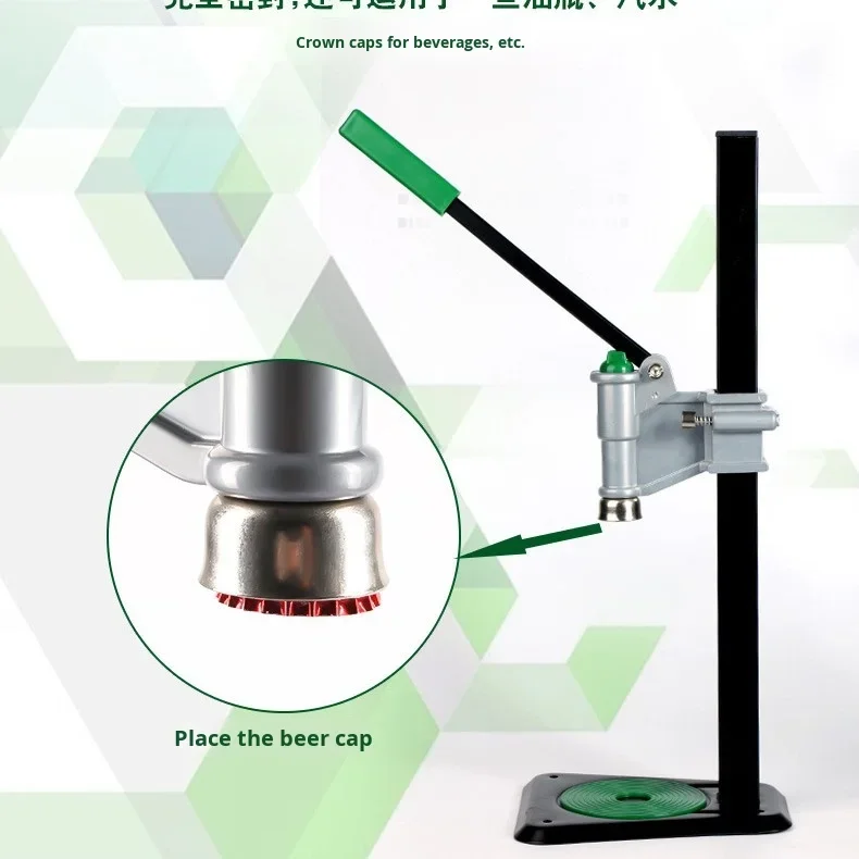 Home Brew Beer Capping Machine Plastic Beer Sealing Equipment Filling And Sealing Machine For Craft Brewing