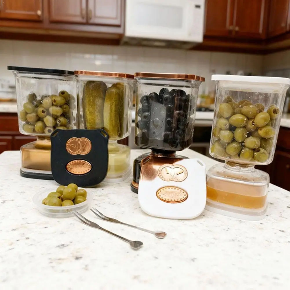 Kitchen Dry And Wet Separation Kimchi Jar Innovative Brine Separator With Two Handy Forks And Wet Separation 2026 New