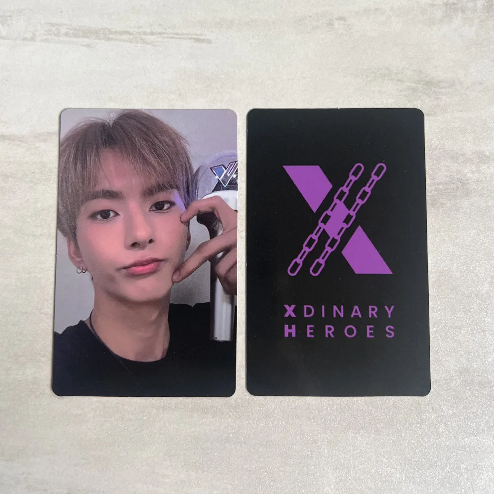 6 ピース/セット Kpop Xdinary ヒーローズホールドライトスティックフォトカードデッドロックアルバム Selfie カード Gaon Jooyeon Gun-il ポストカードファンギフト
