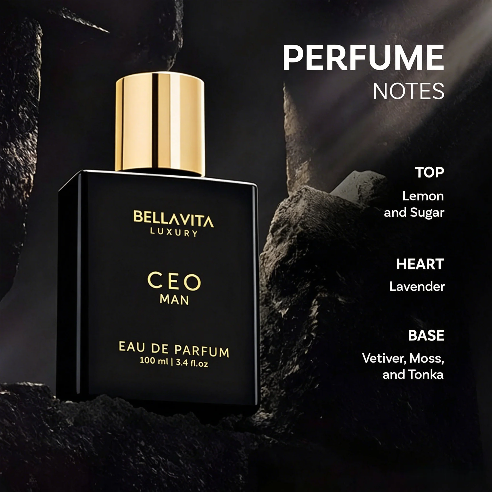 Bellavita Luxury CEO MAN Eau d - Perfume Lavender Fragrance recensione e prezzo