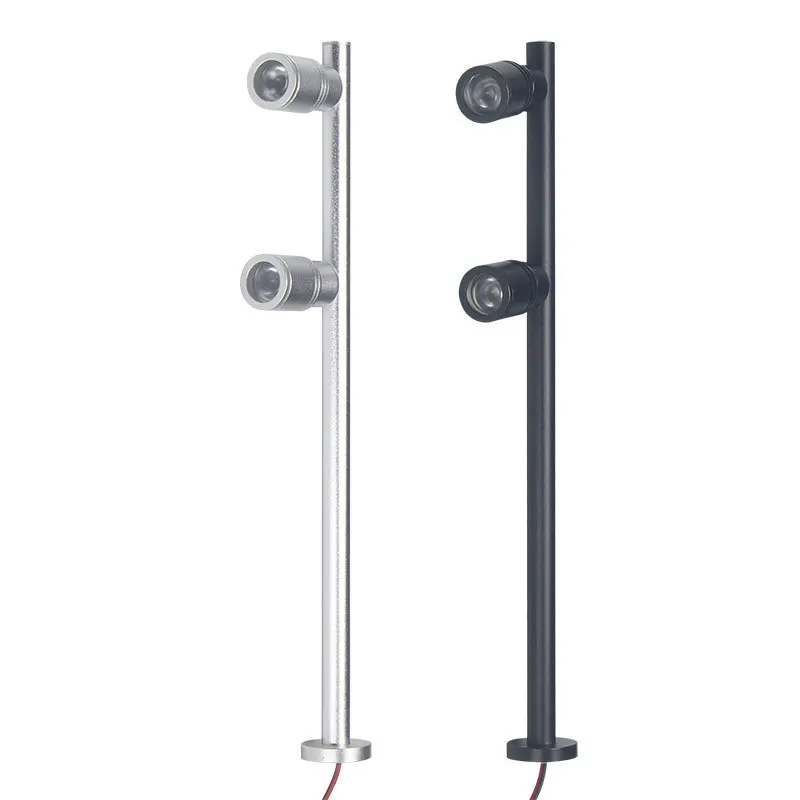 custom.LED Pole Jewelry Display Light 2w 3w 5w Multiple Color Temperatures All Aluminum Modern Simple Jewelry Showcase Spot